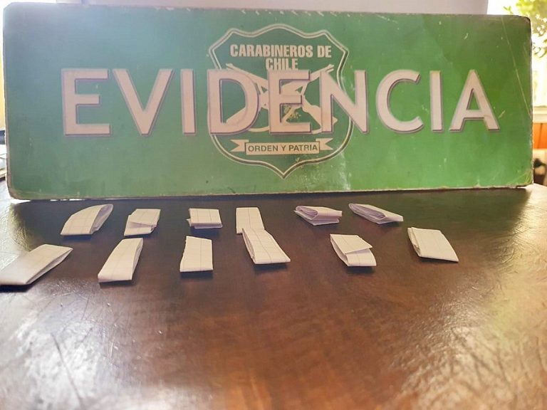 Carabineros de Los Lagos detuvo a hombre bajo la influencia del alcohol y portando cocaína