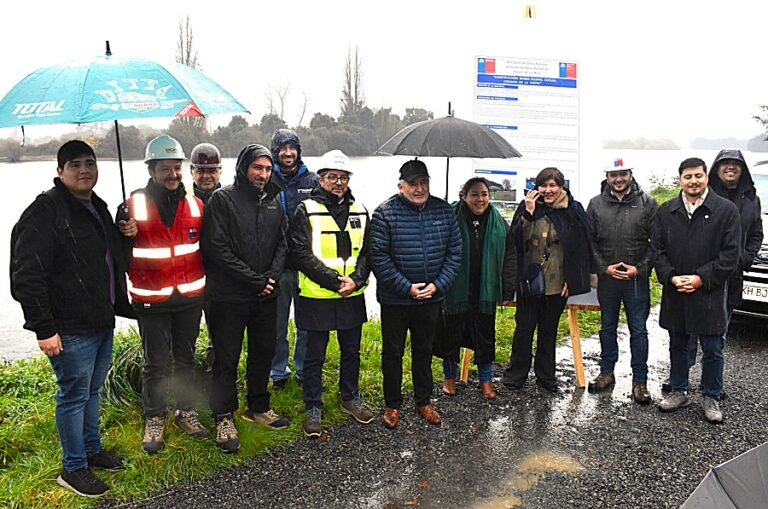 MOP pone en marcha construcción de nuevo borde fluvial y balneario de Cocule en La Unión